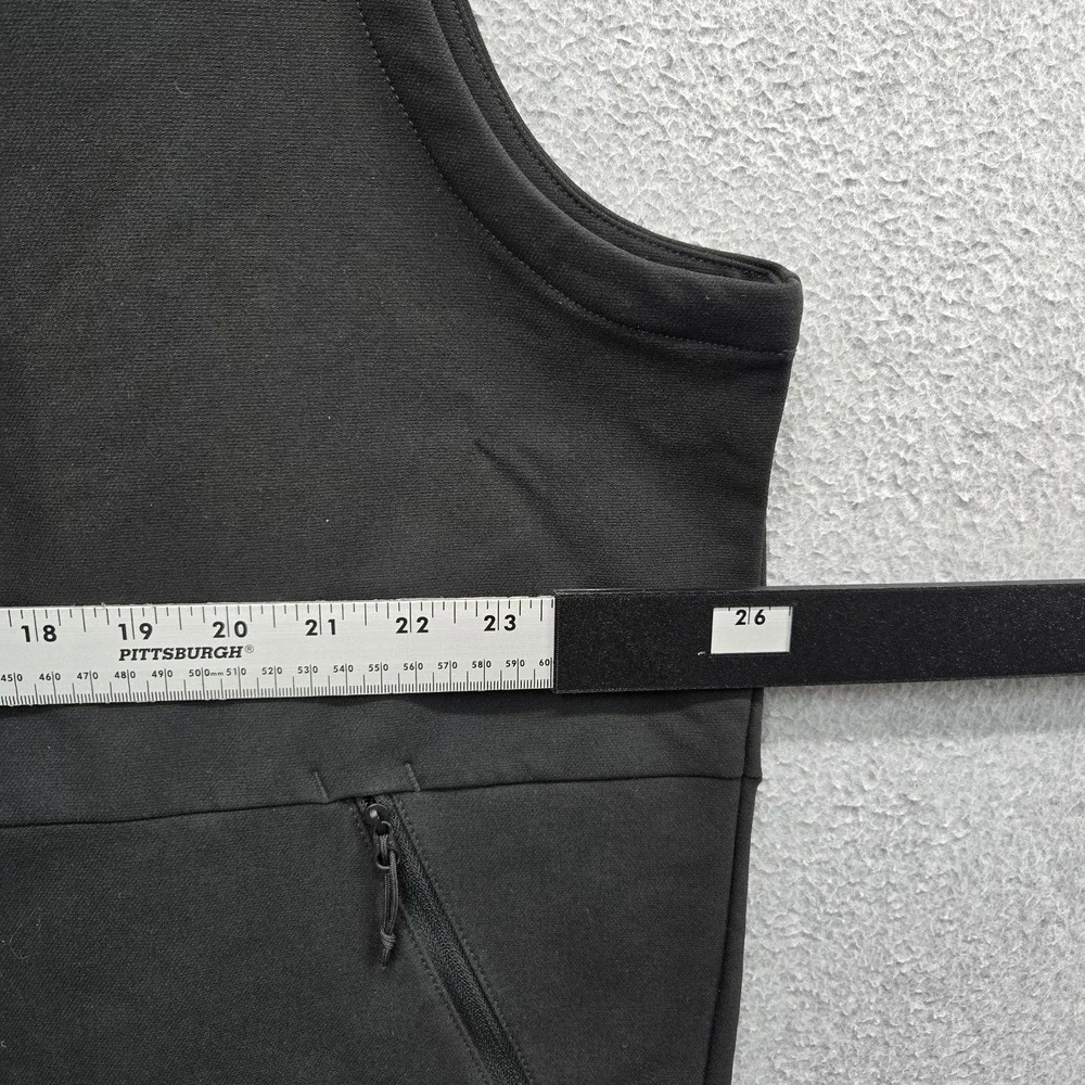 The North Face Men Jacket XXL Black Vest Fleece Apex Activewear Zipper